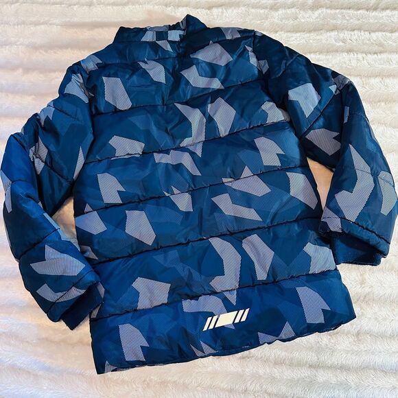 Boy’s Blue Puffer, Jacket Members Mark Size 7 - Picture 6 of 6